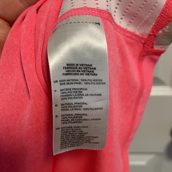 Adidas Climalite racer back pink tank top M - Picture 10 of 13